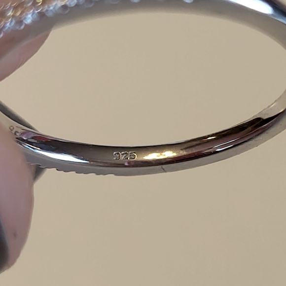 Naledi Sterling Silver Round CZ Ring - Picture 6 of 8